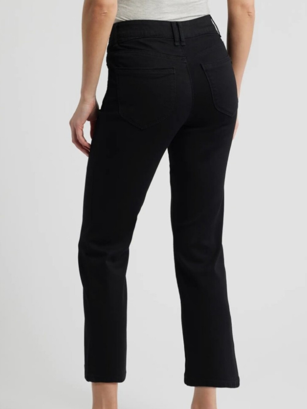 Wit & Wisdom Black Cropped Straight Jeans - Picture 2 of 3